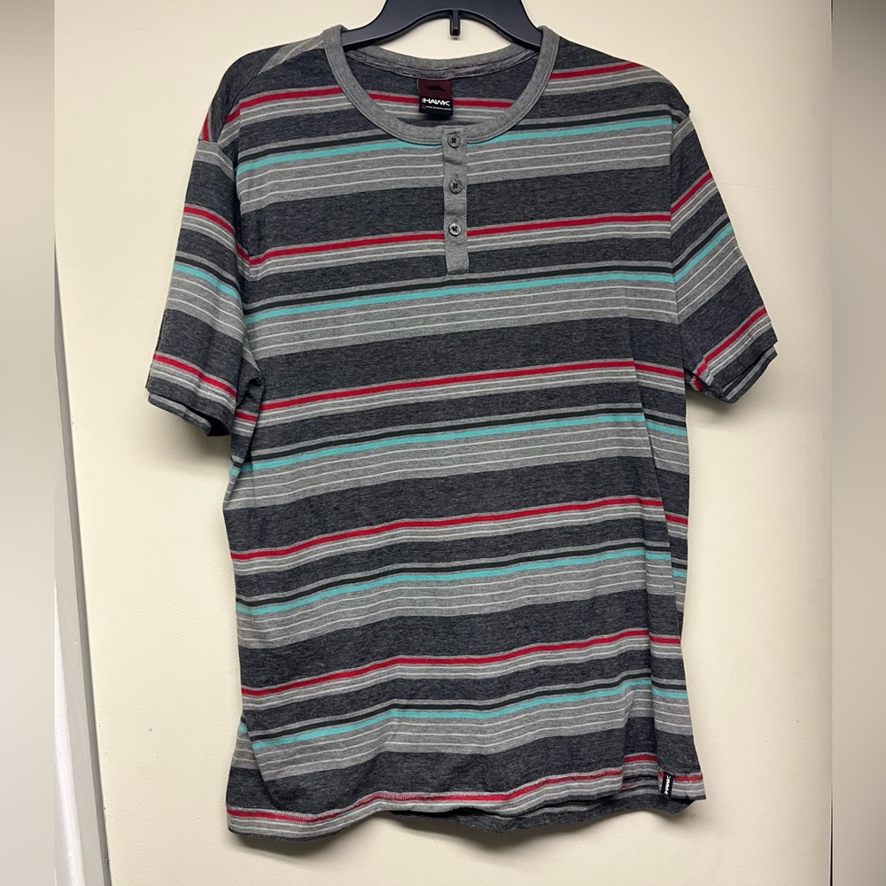 TONY HAWK STRIPPED POLO SHIRT